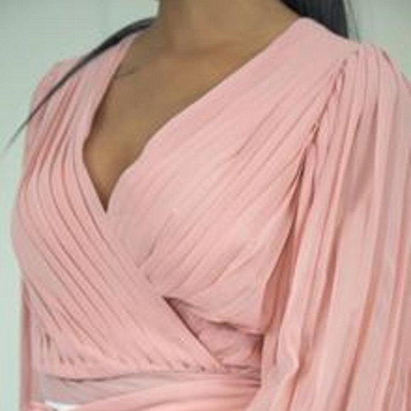 Pretty Pleated Bodysuit - Picture 1 of 3